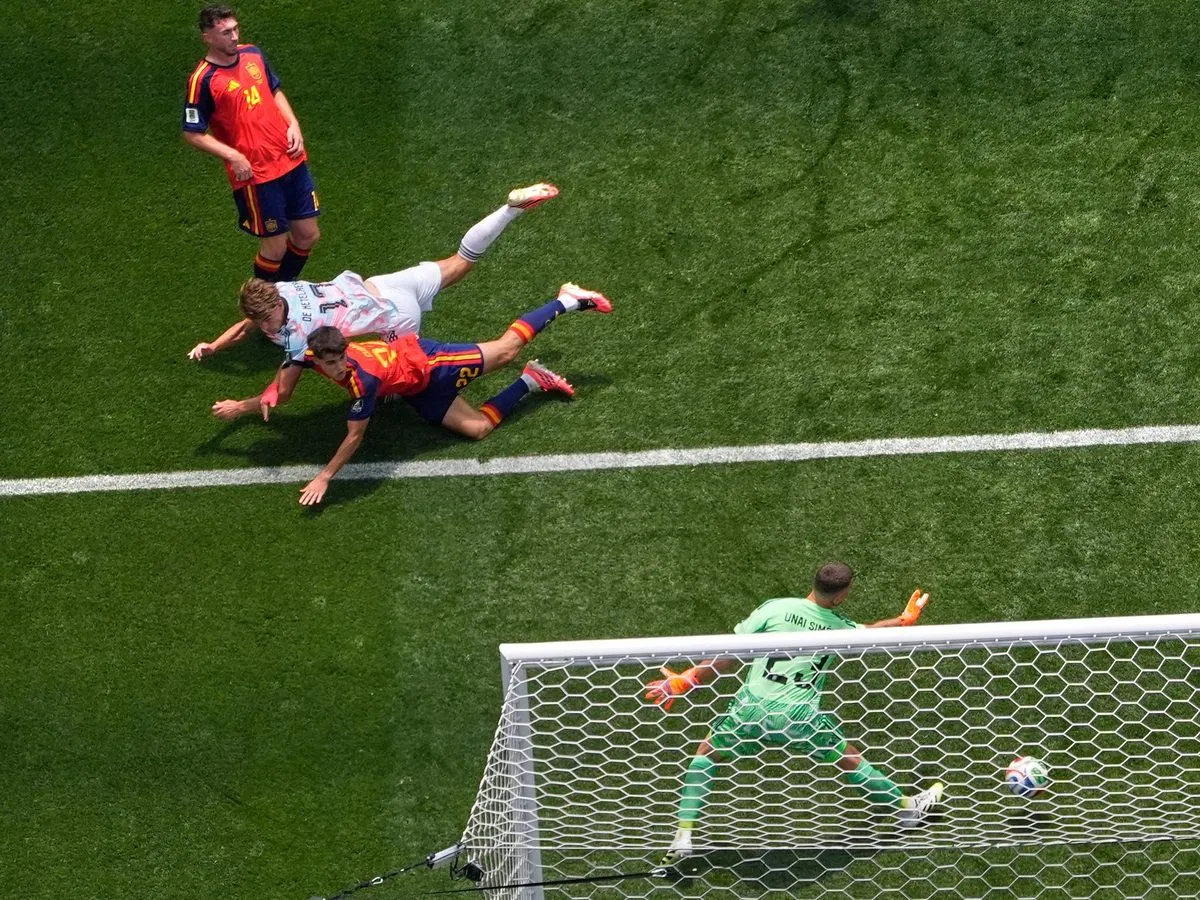 Bélgica marca el único gol recibido por España en el Mundial 2026