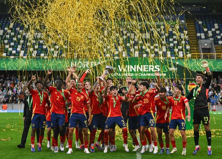 España campeona de Europa Sub-19 masculina 2024