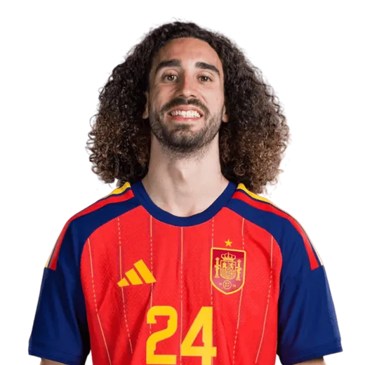 Marc Cucurella, líder de asistencias de España campeón del Mundial 2026