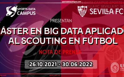 El Sports Data Campus, el Sevilla FC y la UCAM lanzan el primer Máster en Big Data Aplicado al Scouting en Fútbol