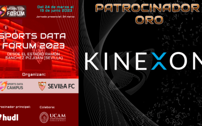 KINEXON SERÁ PATROCINADOR ORO DEL SPORTS DATA FORUM 2023