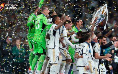 EL REAL MADRID gana su 15 título de  CHAMPIONS LEAGUE: LOS DATOS QUE DEJó la final ante el Borussia DortmunD