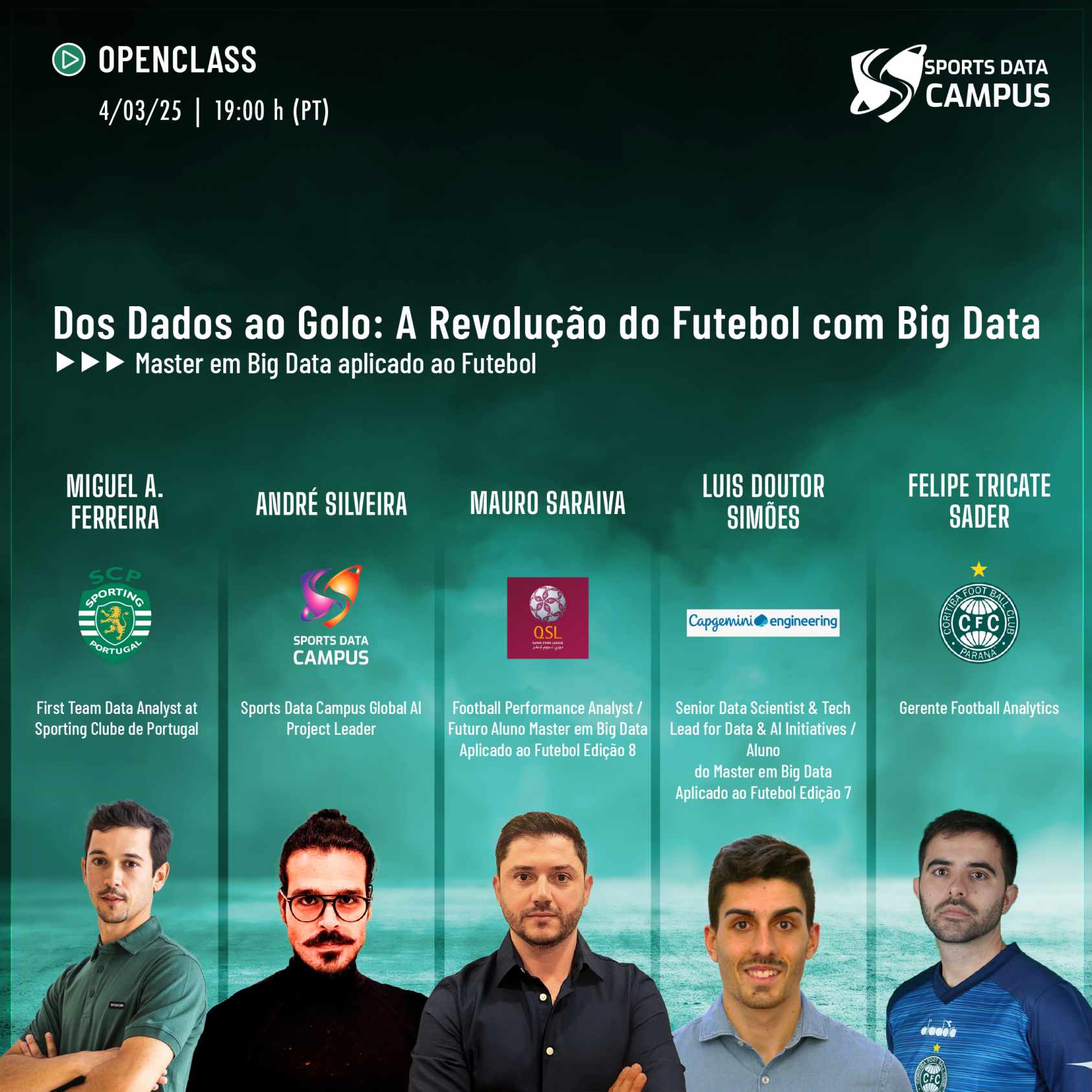 OpenClass: «Dos Dados ao Golo: A Revolução do Futebol com Big Data»