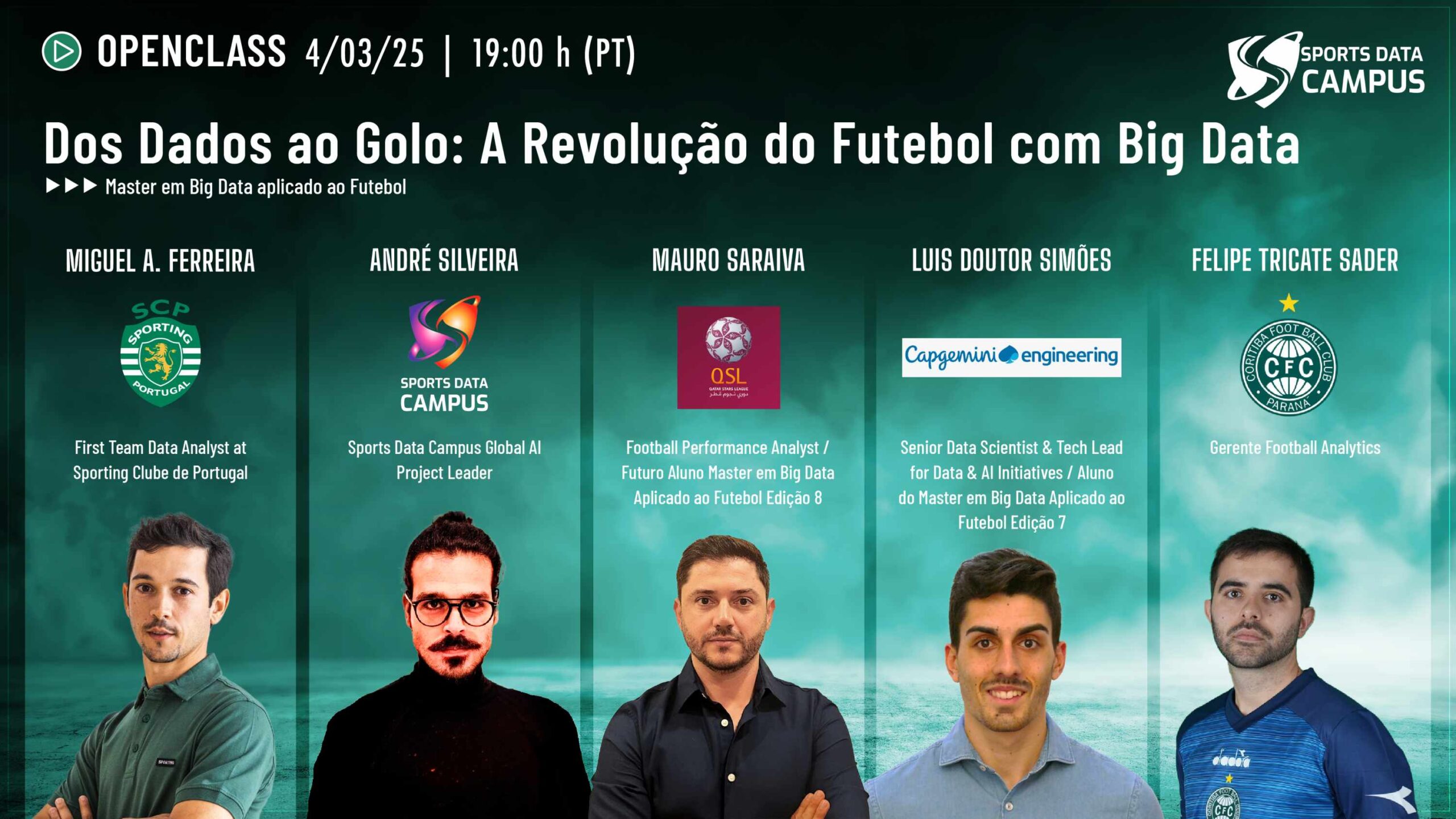 OpenClass: «Dos Dados ao Golo: A Revolução do Futebol com Big Data»