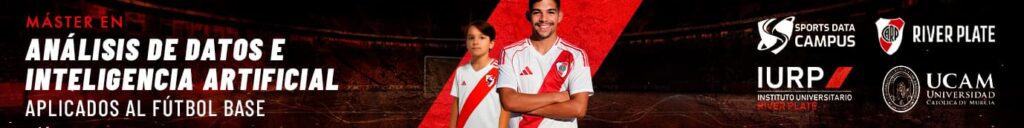 Máster en Análisis de Datos e IA aplicados al Fútbol Base - banner