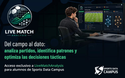 Sports Data Campus y Live Match Analysis se alían para llevar el análisis táctico en tiempo real a todos los másteres